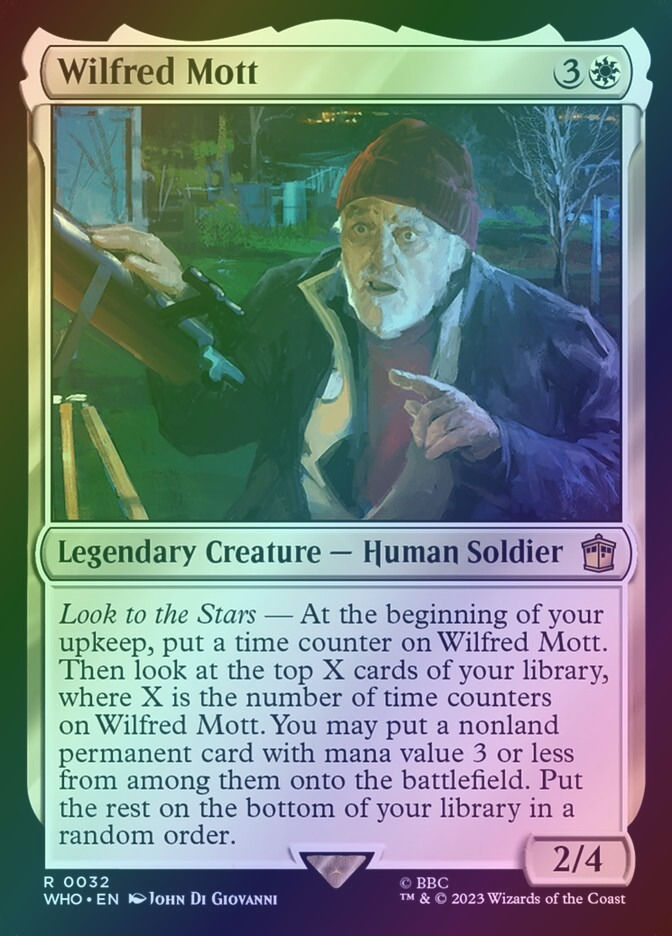 Wilfred Mott (WHO) (32) / Foil