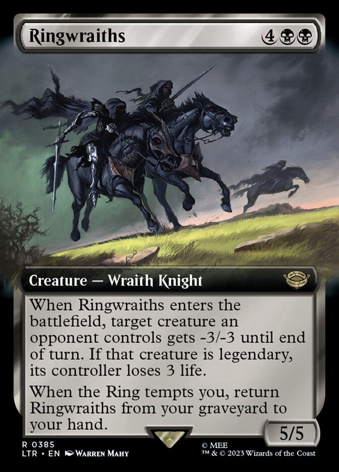 Ringwraiths (LTR) (385) / Extended Art