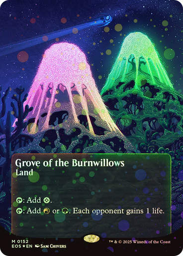 Grove of the Burnwillows (EOS) (152) / Borderless Galaxy Foil