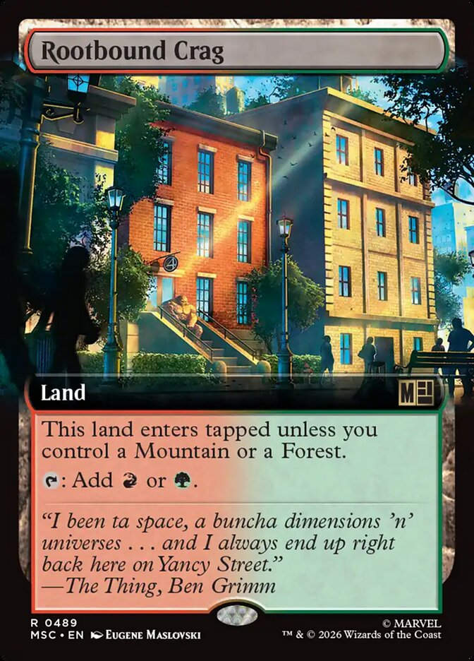 Rootbound Crag (MSC) (489) / Extended Art