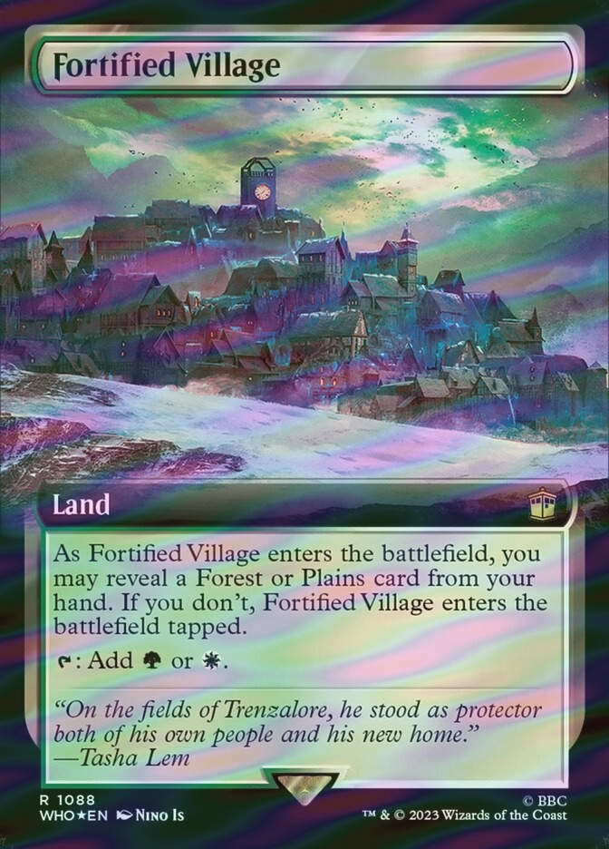 Fortified Village (WHO) (1088) / Extended Art / Surge Foil