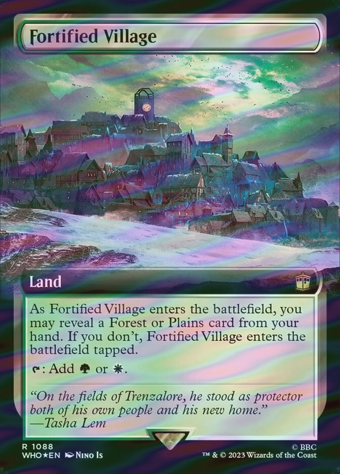 Fortified Village (WHO) (1088) / Extended Art / Surge Foil