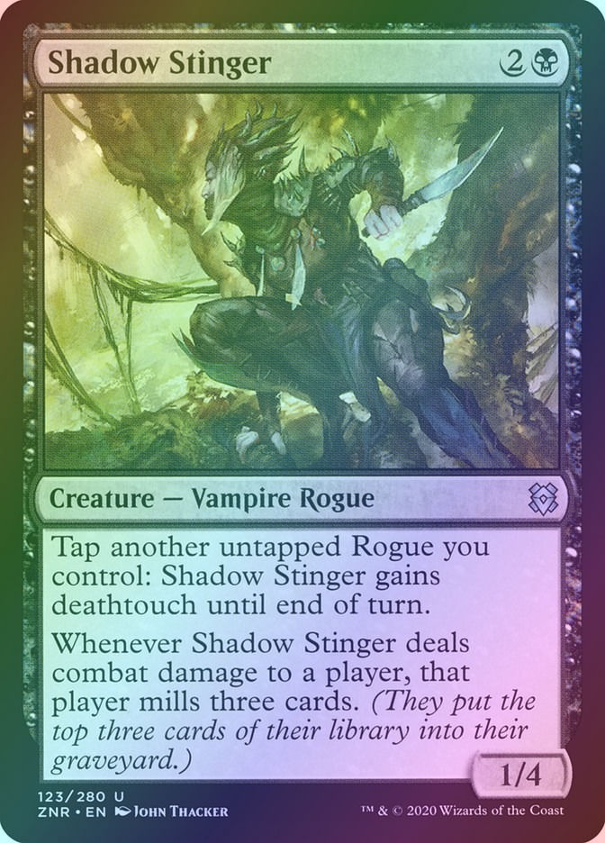 Shadow Stinger (ZNR) (123) / Foil