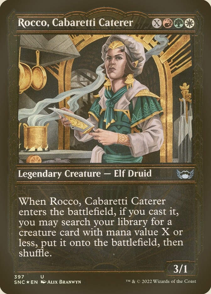 Rocco, Cabaretti Caterer (SNC) (397) / Showcase / Gilded Foil