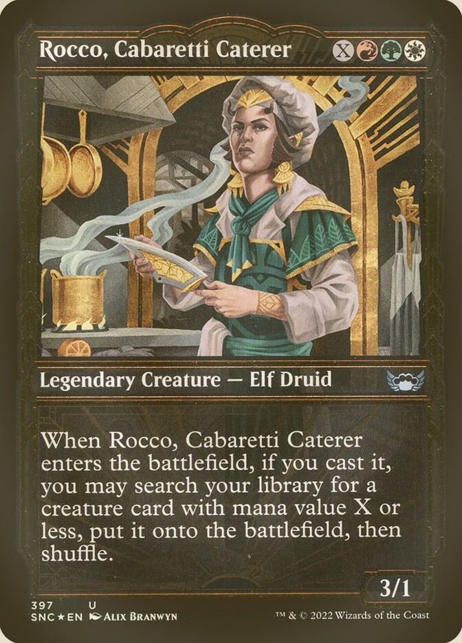 Rocco, Cabaretti Caterer (SNC) (397) / Showcase / Gilded Foil