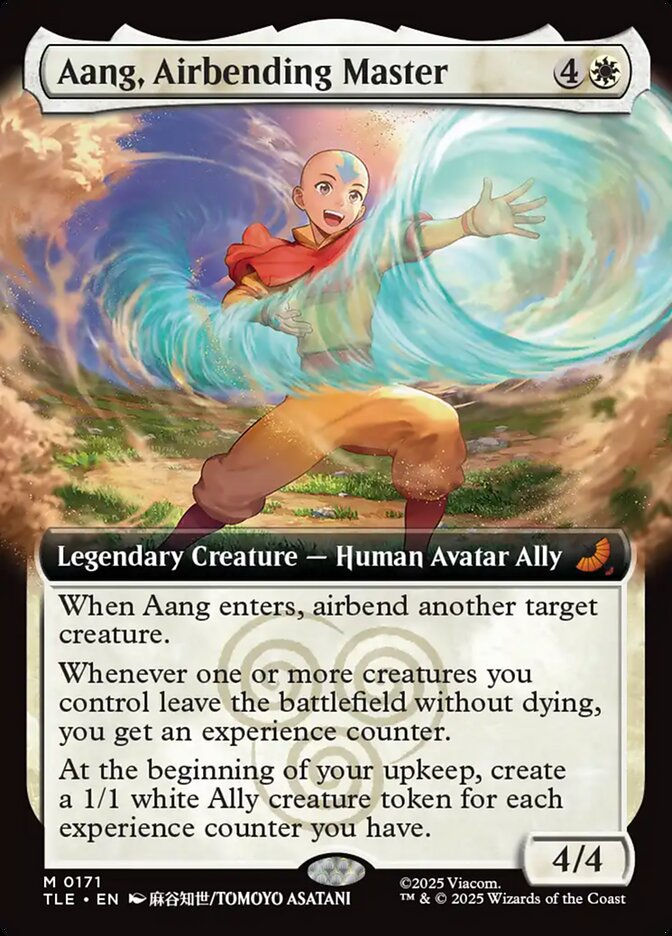 Aang, Airbending Master (TLE) (171) / Extended Art