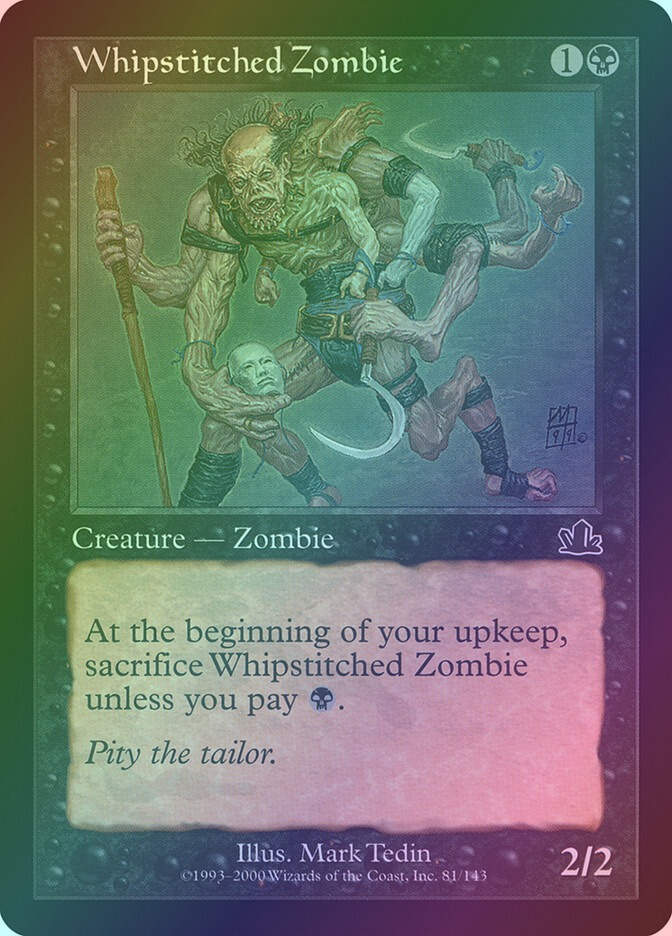 Whipstitched Zombie (PCY) (81) / Foil