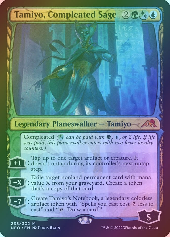 Tamiyo, Compleated Sage (NEO) (238) / Foil