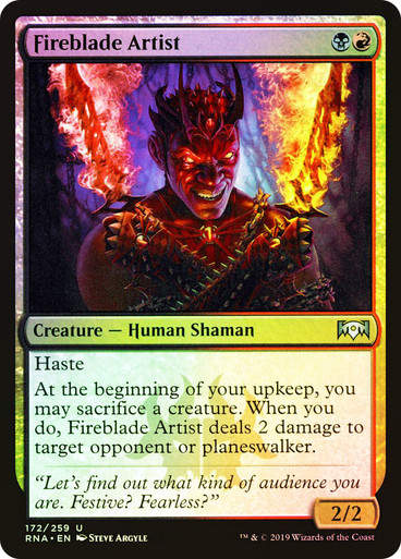 Fireblade Artist (RNA) (172) / Foil