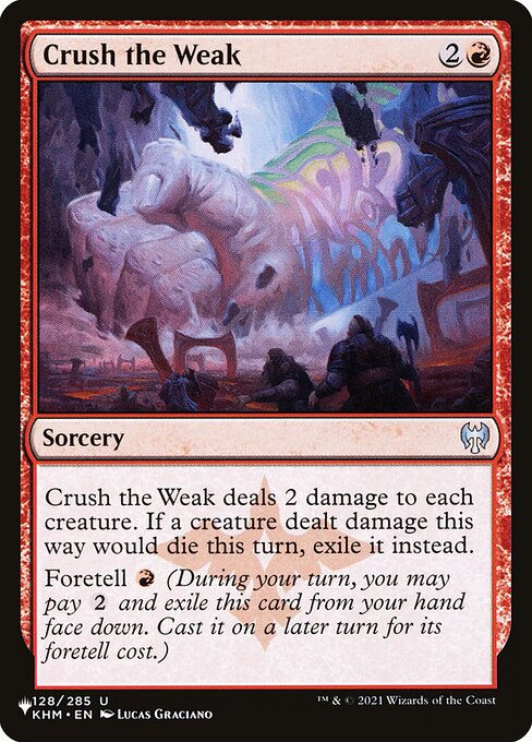Crush the Weak (PLST) (KHM-128)