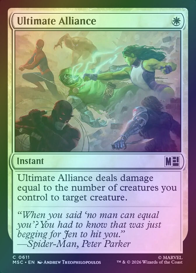 Ultimate Alliance (MSC) (611) / Foil