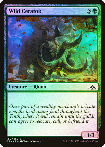 Wild Ceratok (GRN) (150) / Foil