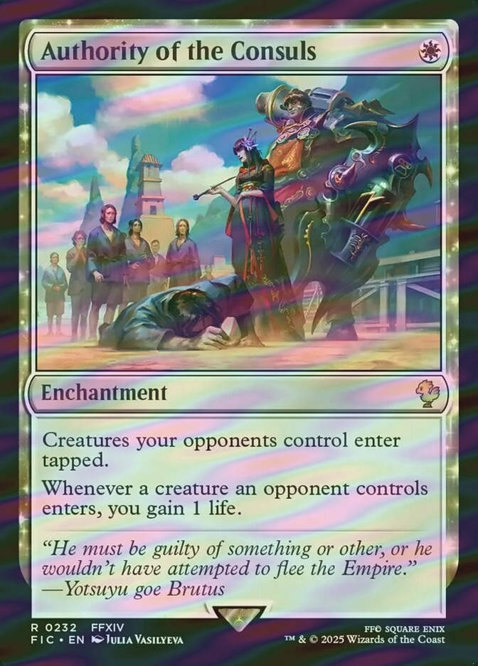 Authority of the Consuls (FIC) (232) / Surge Foil