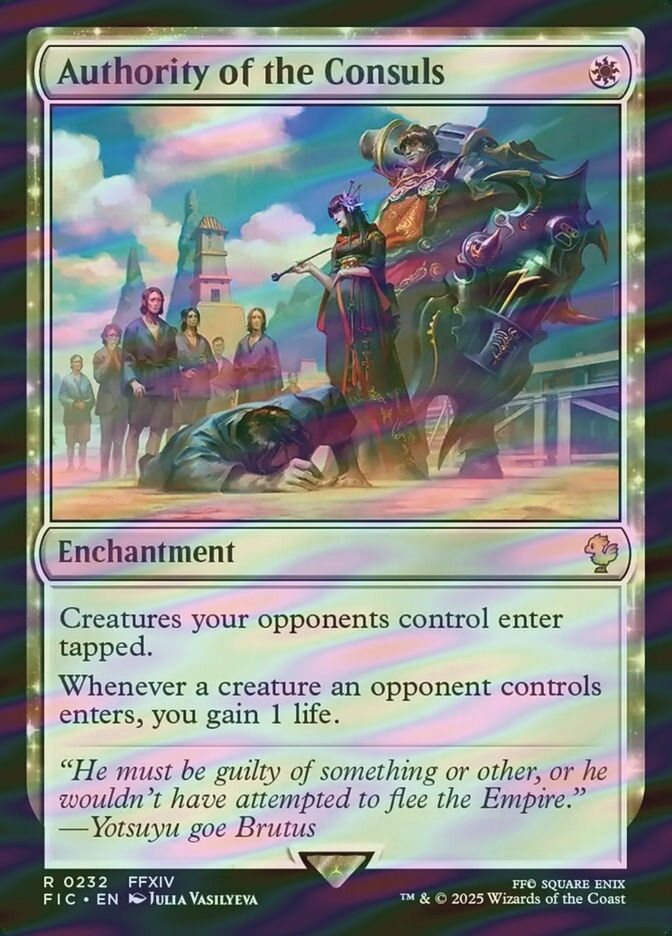 Authority of the Consuls (FIC) (232) / Surge Foil