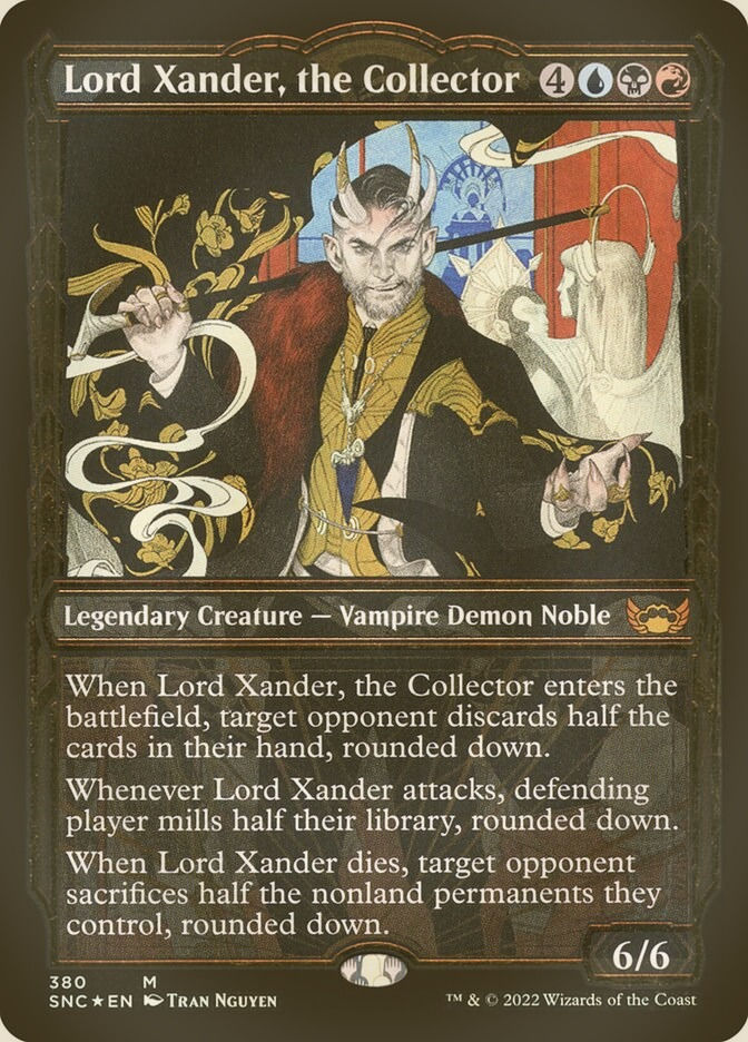 Lord Xander, the Collector (SNC) (380) / Showcase / Gilded Foil