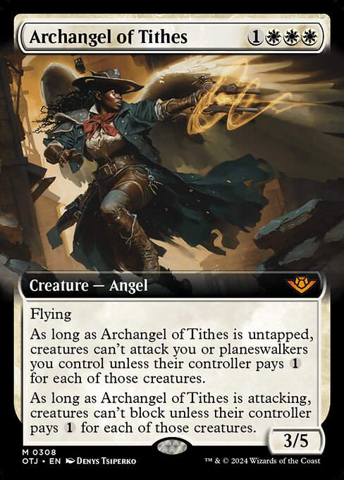 Archangel of Tithes (otj) (308) / Extended Art