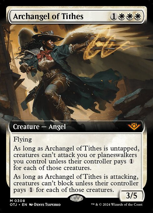 Archangel of Tithes (otj) (308) / Extended Art