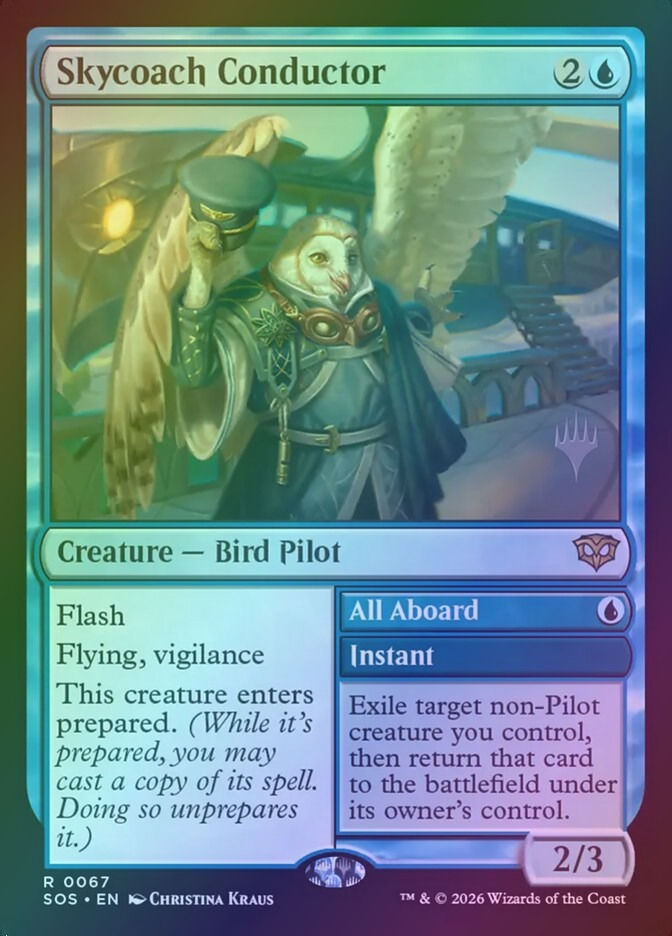 Skycoach Conductor // All Aboard (PSOS) (67p) / Foil