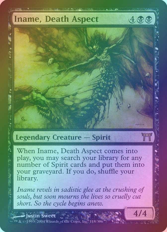 Iname, Death Aspect (CHK) (118) / Foil