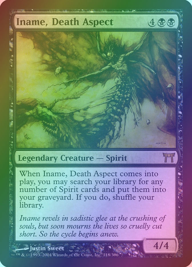 Iname, Death Aspect (CHK) (118) / Foil