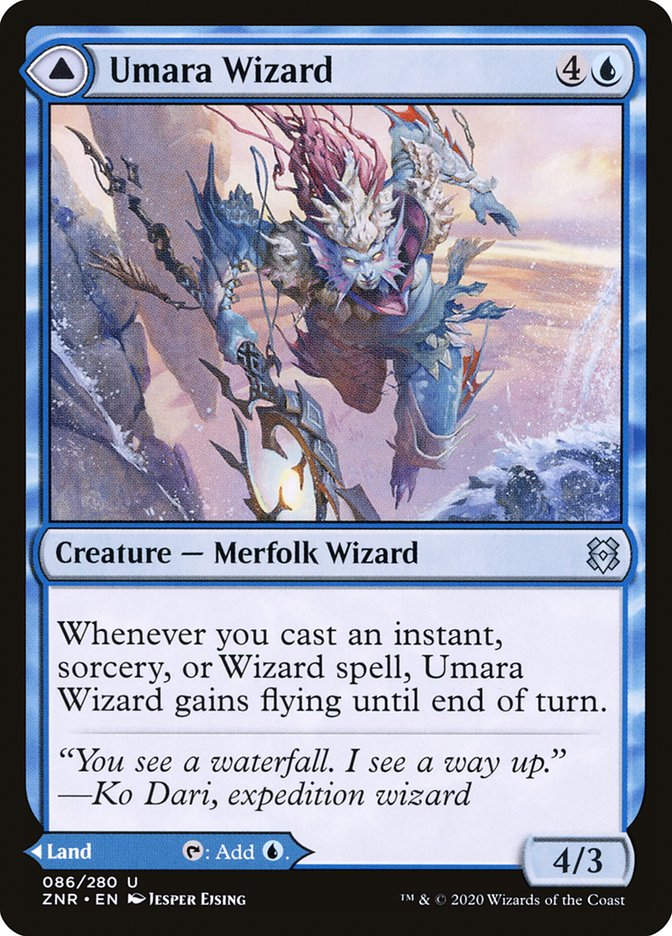 Umara Wizard // Umara Skyfalls (ZNR) (86)