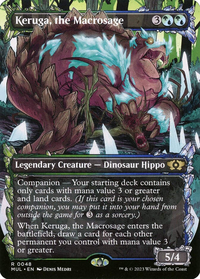 Keruga, the Macrosage (MUL) (48) / Borderless / Showcase
