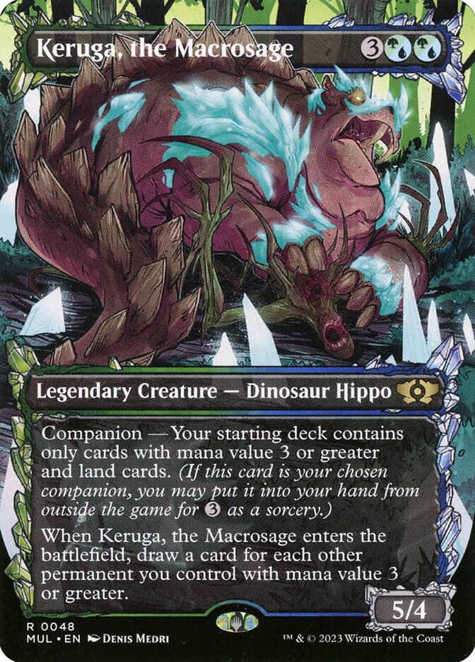 Keruga, the Macrosage (MUL) (48) / Borderless / Showcase
