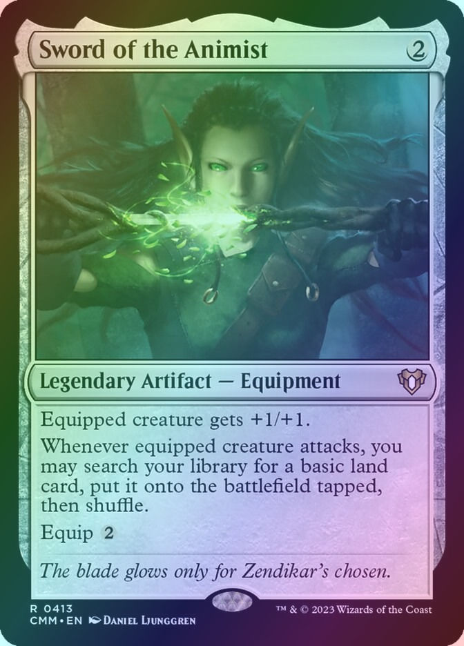 Sword of the Animist (CMM) (413) / Foil