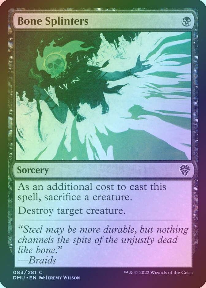 Bone Splinters (DMU) (83) / Foil