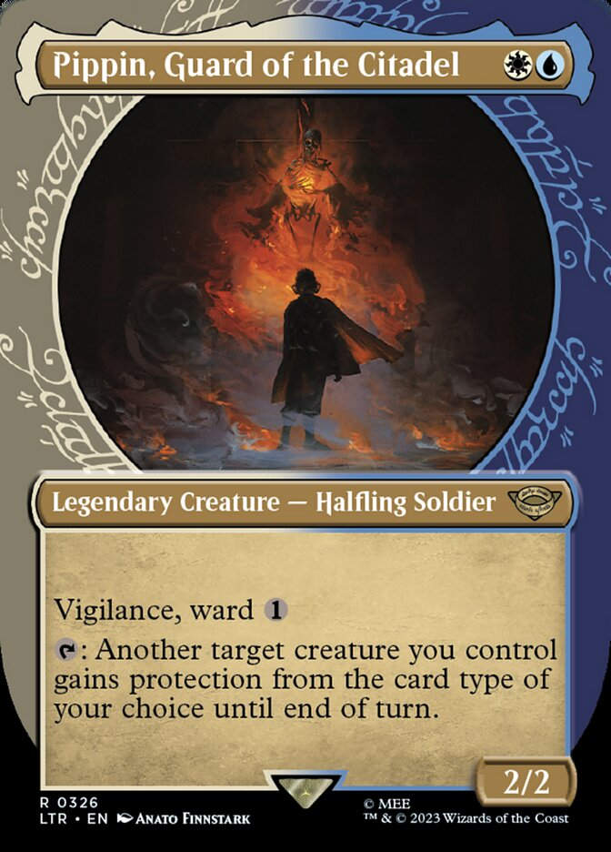 Pippin, Guard of the Citadel (LTR) (326) / Borderless / Showcase