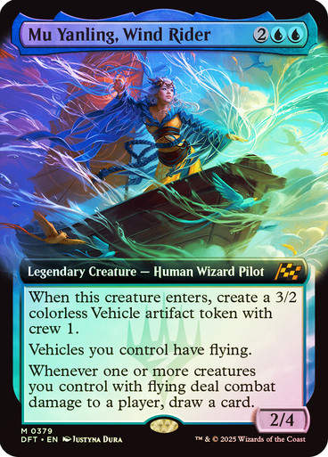 Mu Yanling, Wind Rider (DFT) (379) / Foil / Extended Art