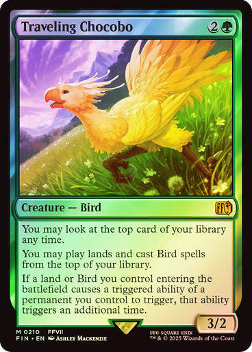 Traveling Chocobo (FIN) (210) / Foil