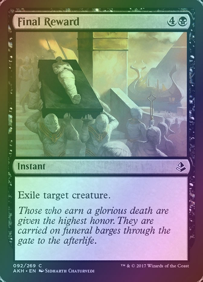 Final Reward (AKH) (92) / Foil