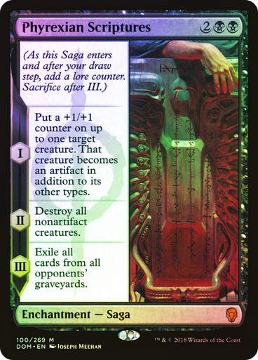 Phyrexian Scriptures (DOM) (100) / Foil