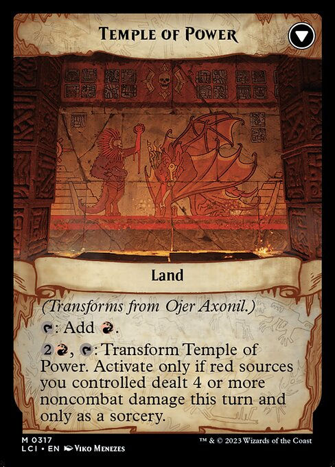 Ojer Axonil, Deepest Might // Temple of Power (lci) / Showcase — cara 2 de 2