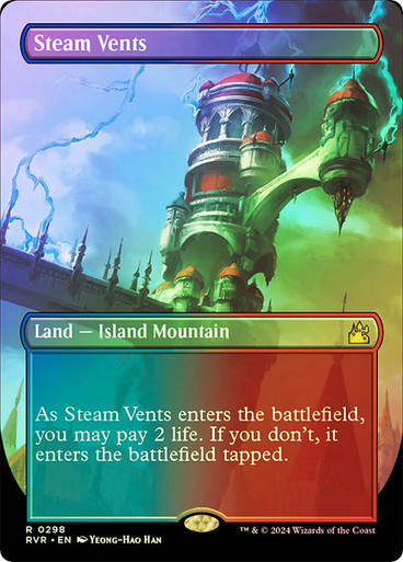 Steam Vents (rvr) (298) / Borderless / Foil