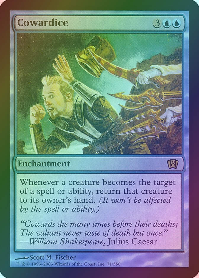 Cowardice (8ED) (71★) / Foil