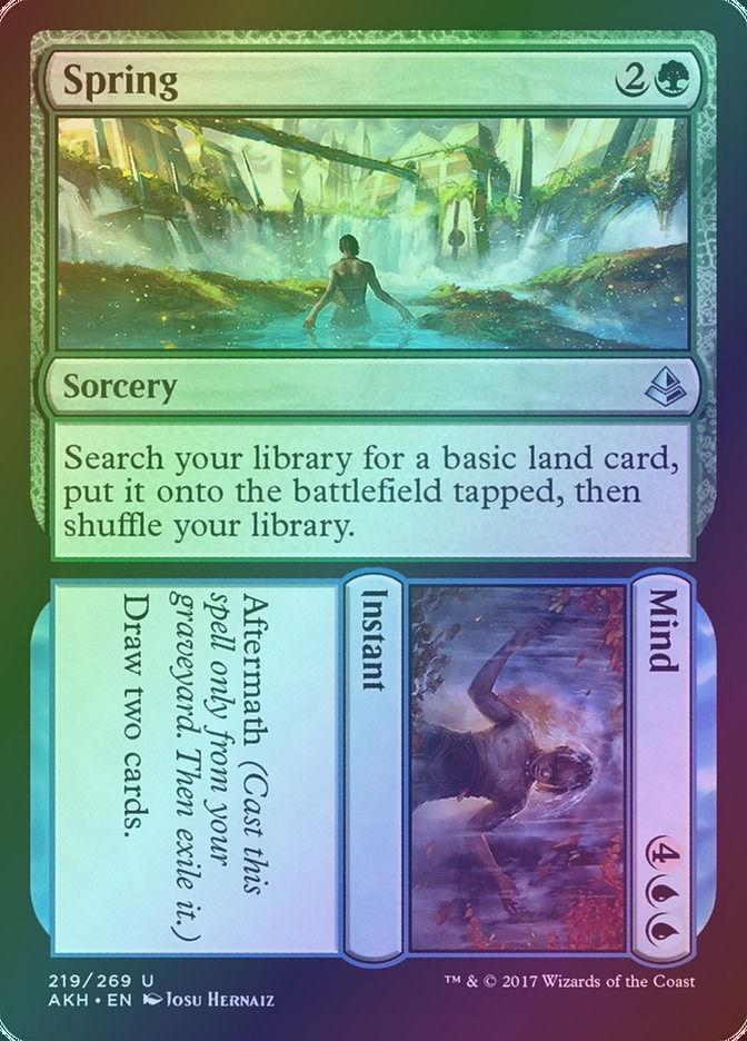 Spring // Mind (AKH) (219) / Foil