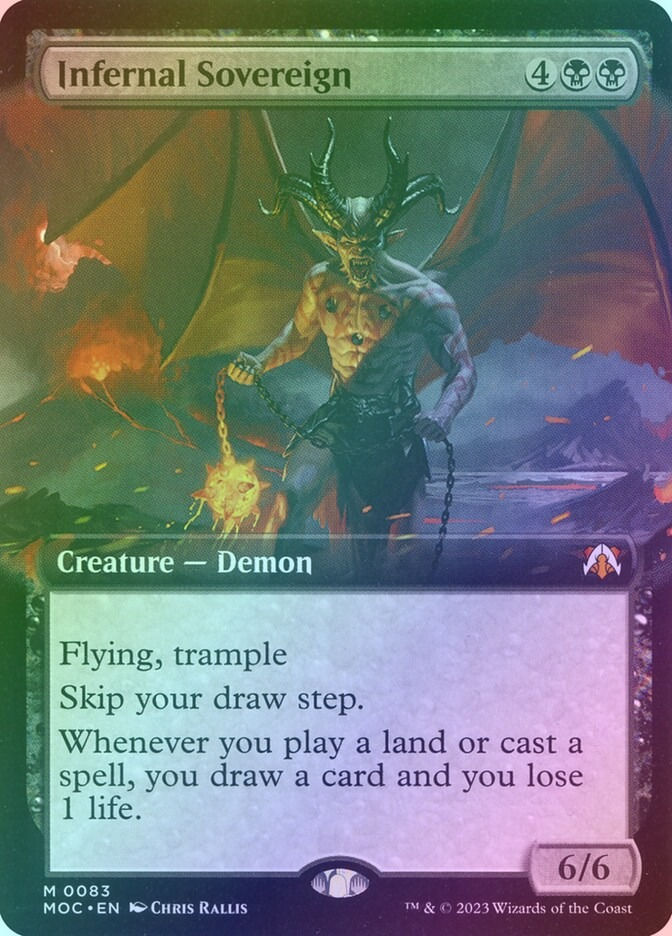 Infernal Sovereign (MOC) (83) / Extended Art / Foil