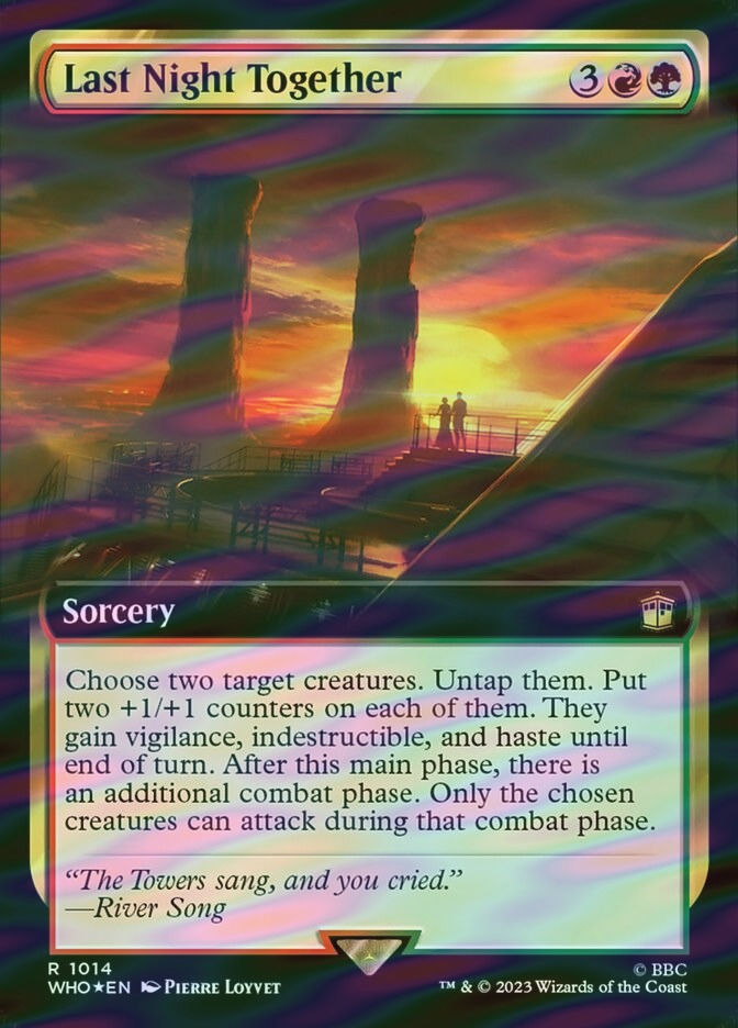 Last Night Together (WHO) (1014) / Extended Art / Surge Foil