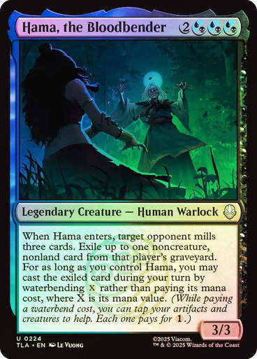 Hama, the Bloodbender (TLA) (224) / Foil