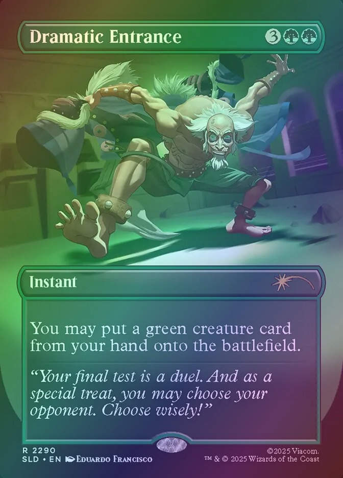 Dramatic Entrance (SLD) (2290) / Borderless / Foil