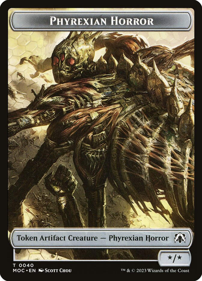 Phyrexian Horror // Phyrexian Golem (TMOC) (40 // 39)