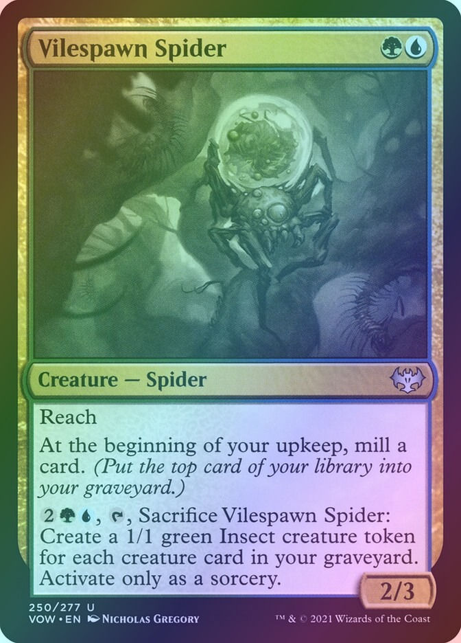 Vilespawn Spider (VOW) (250) / Foil