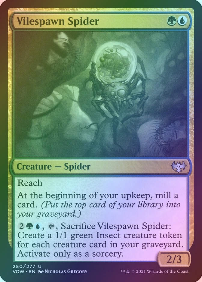 Vilespawn Spider (VOW) (250) / Foil