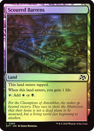 Scoured Barrens (DFT) (263) / Foil