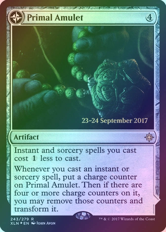Primal Amulet // Primal Wellspring (PXLN) (243s) / Foil