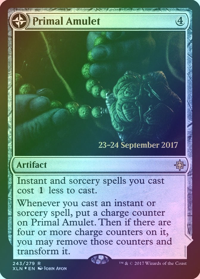 Primal Amulet // Primal Wellspring (PXLN) (243s) / Foil — cara 1 de 2