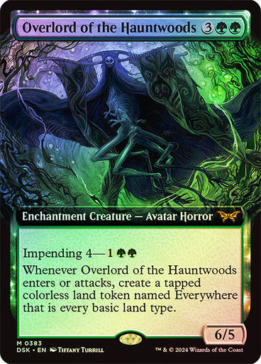 Overlord of the Hauntwoods (DSK) (383) / Foil / Extended Art