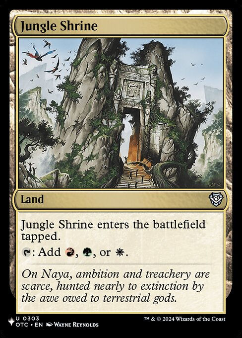 Jungle Shrine (PLST) (OTC-303)
